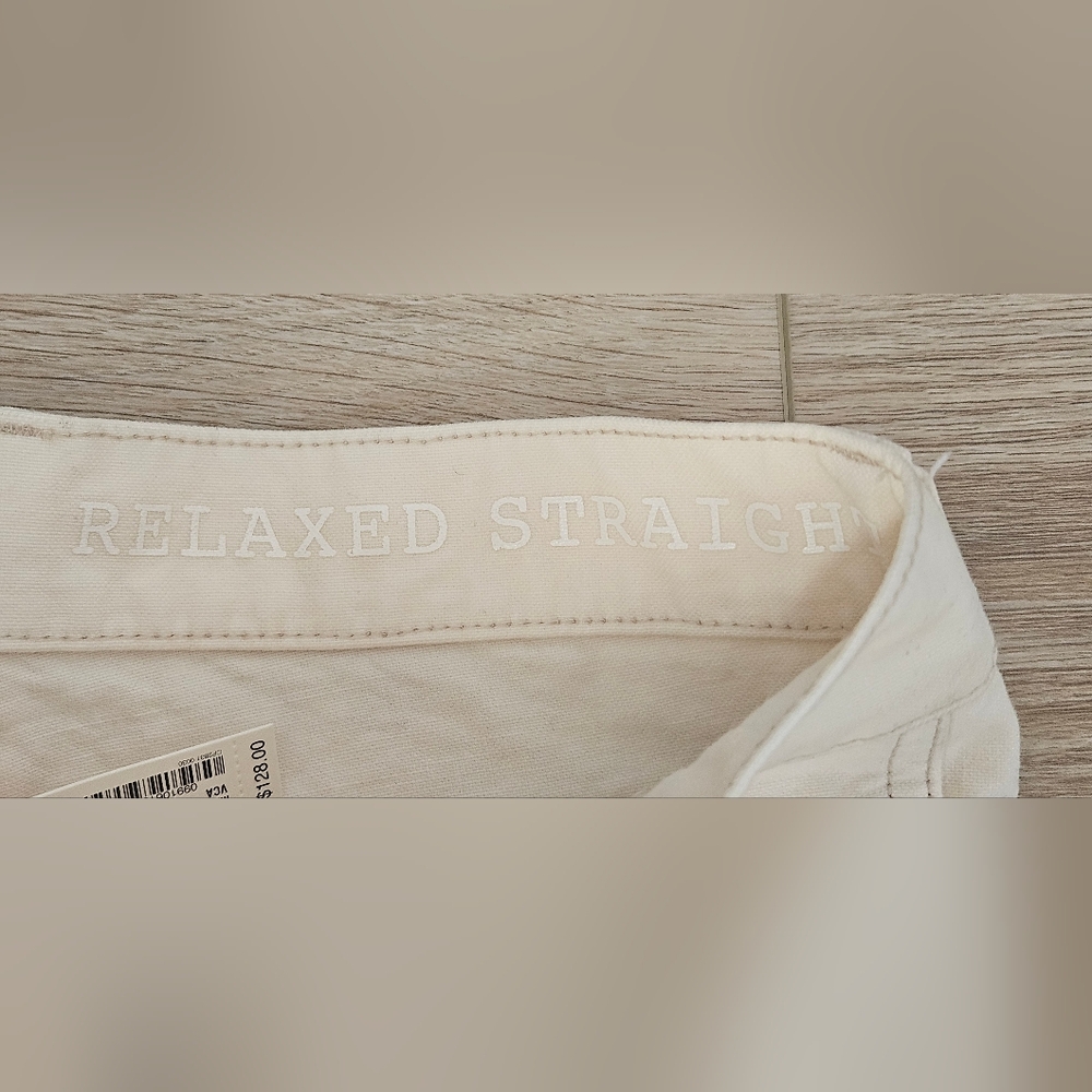 NWT Madewell Relaxed Straight Workwear Pants 33x32 - Picture 4 of 5